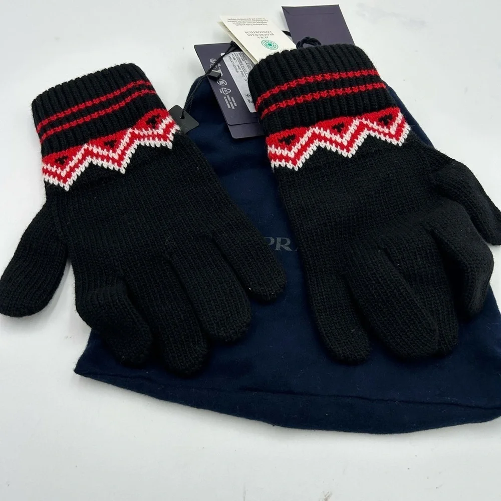 Unisex Prada wool/cashmere knit gloves size large made in Italy